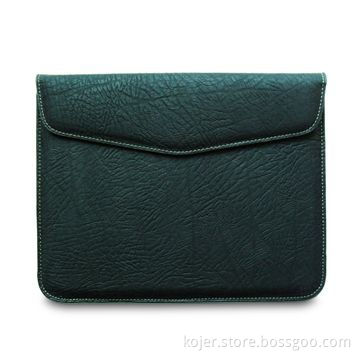 Laptop Sleeve, Made of PU Leather Material, Simple and Elegant Design, Available in Various Colors